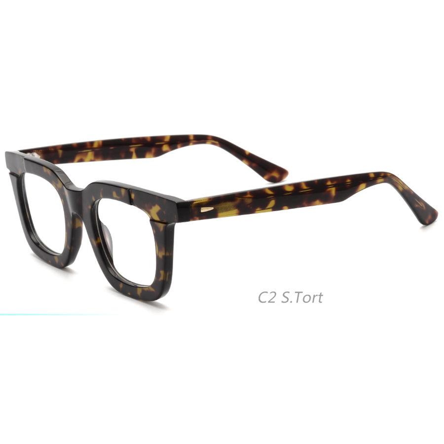 [Beli 1 Gratis 1] Kacamata Kotak Premium Frame Skena Unisex Pria dan Wanita Lensa Minus Photocromic Antiradiasi Blueray Bluecromic Eyewear Glasses