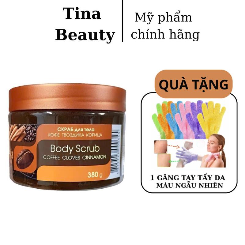 Tẩy Tế Bào Chết Toàn Thân Chiết Xuất Quế Hồi và Cà Phê 380g Hàng Nhập Khẩu