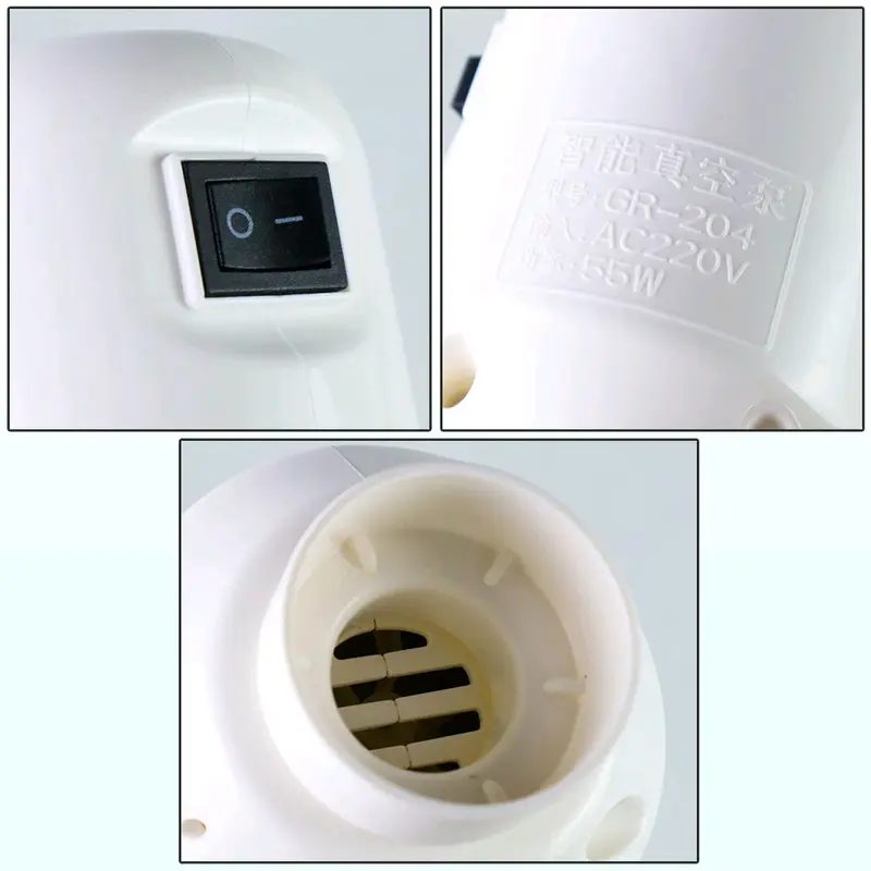 Pompa vakum elektrik vakum tas penyimpanan pakaian EU plug 3