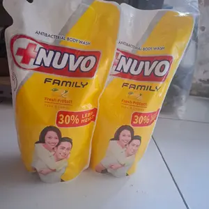NUVO Sabun Mandi Cair Nuvo 400ML dan 800ML Wangi Menyegarkan Total Protect 30% Lebih Hemat Antibakteri Body Wash - Soap