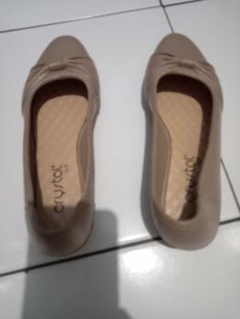 Product Review of Sepatu Wedges Pita Wanita | Sepatu Jelly Wedges Empuk | Sepatu Slop Pita Kerut | Flatshoes Wedges | from S**i 2