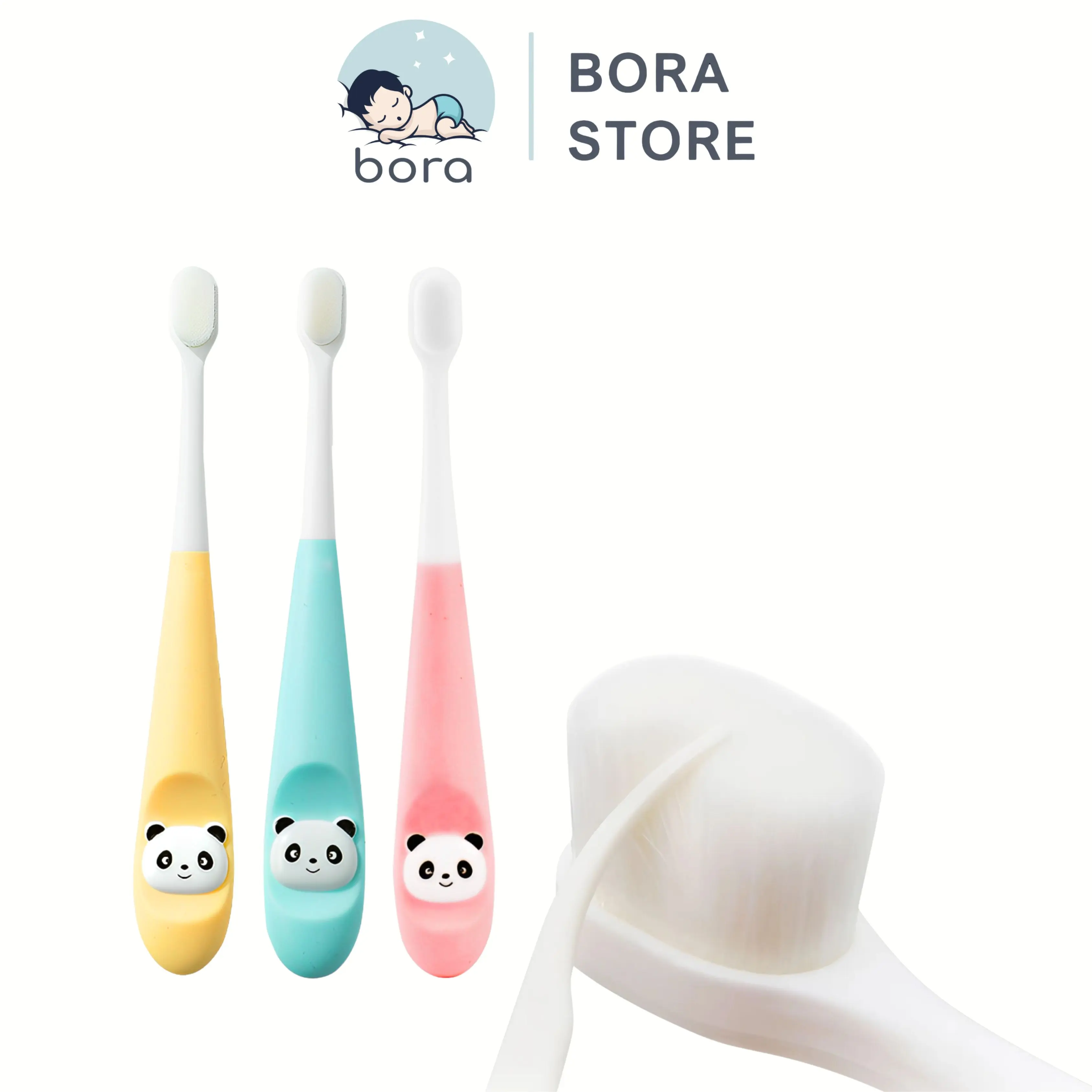 Bàn chải đánh răng cho bé lông siêu mịn