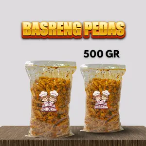 Basreng Cikruh 500Gr Penyoeka Lada Bumbu Melimpah pedas  Keripik Chili Snacks Food