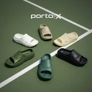 Porto X Sandals - Oscar Slides Sendal Slop Recovery Resting Olahraga Premium Adaptifoam