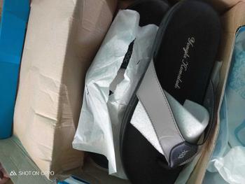 Product Review of [ ORIGINAL ] YONGKI KOMALADI SANDAL PRIA OL-ESRF432-21 COFFE/HITAM Karet Karet from p**a 1