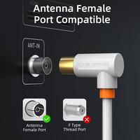 Gambar CABLETIME Kabel Antena TV Parabola CCTV Coaxial Cable Male to Male Bentuk Siku - CF36, 1M dari XLink Jakarta Kota Administrasi Jakarta Barat 5 Tokopedia