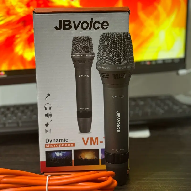Mic Kabel JB VOICE VM-70S Original Microphone Kabel Profesional Mik 0