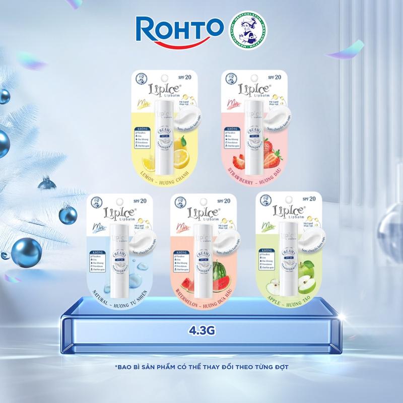  Son dưỡng không màu chuyển kem mịn Lipice Creamy 3.3g 