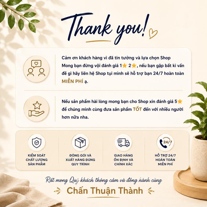Thư cảm ơn - Hướng dẫn đổi trả