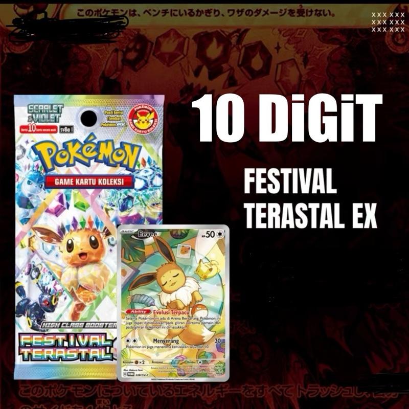Festival Teraxstal promo pokemon 10 Digit 0