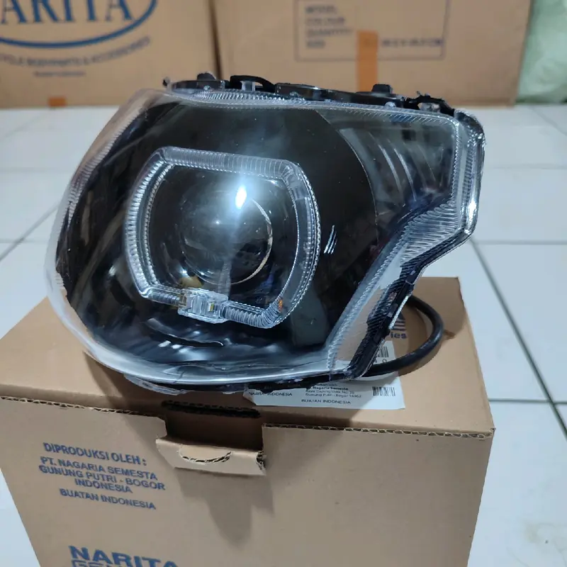 Biled Lampu Depan Vega ZR Full Set Reflektor Tinggal Pasang Super Terang 5