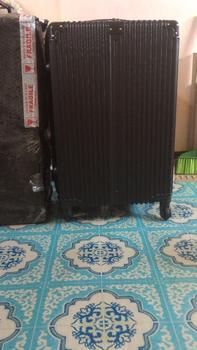 Product Review of LUGGAGE ABS MATERIAL,2IN1)21"+25") SET FOR 2PCS ONLY, RUBBERIZED DOUBLE ZIPPER HARDCASE BESTSELLER 4 Wheels 360 Rotation Lightweight Anti-Theft Expandable Waterproof from n**g 0