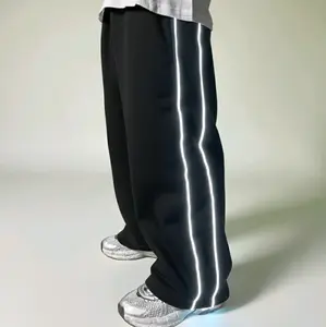 celana anak baggy / celana strip panjang anak unisex usia 2-13 tahun bahan fleece gm240.