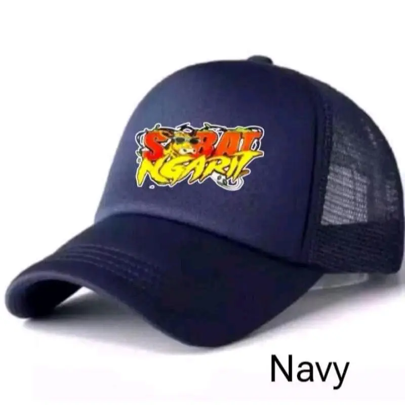 0001 - TOPI TRUCKER SOBAT NGARIT DTF ORANGE KUNING 1