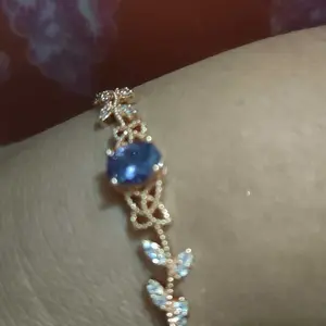 OS1-B48 Gelang Wanita Cranberry Permata Premium Anti Luntur Berubah Warna Garansi 1 Tahun Fahshion Accessories Size Adjustable Kualitas Grade VVS1 Aksesoris Gelang Nikah Elegan COD
