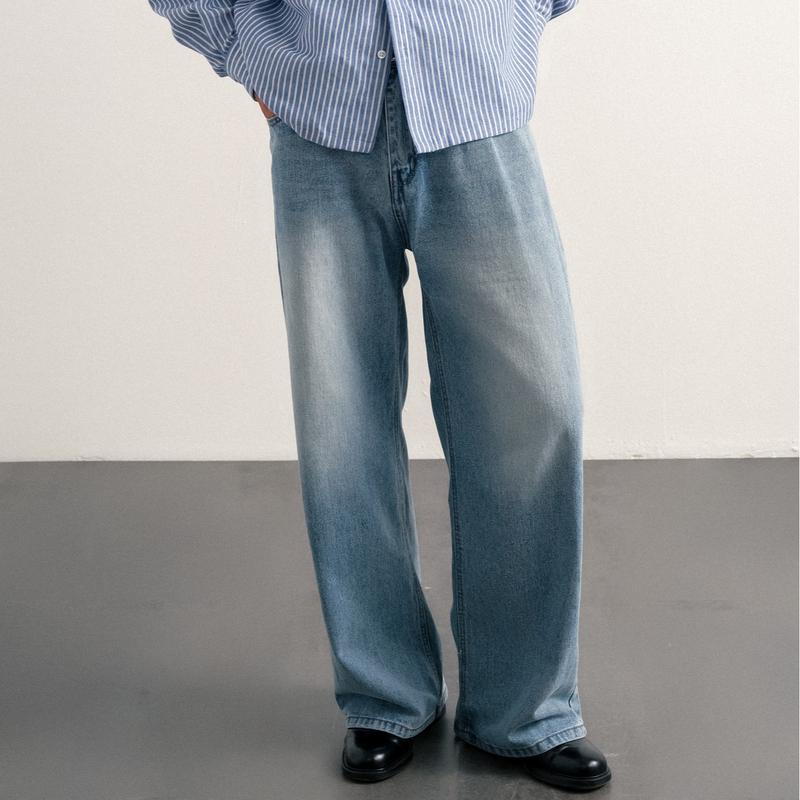 [SALE ĐÓN HÈ] Quần Jeans Nam Nữ Form Wide Leg Ống Rộng Dáng Suông – Andrew Wide Leg Jeans | B Brown Studios 2