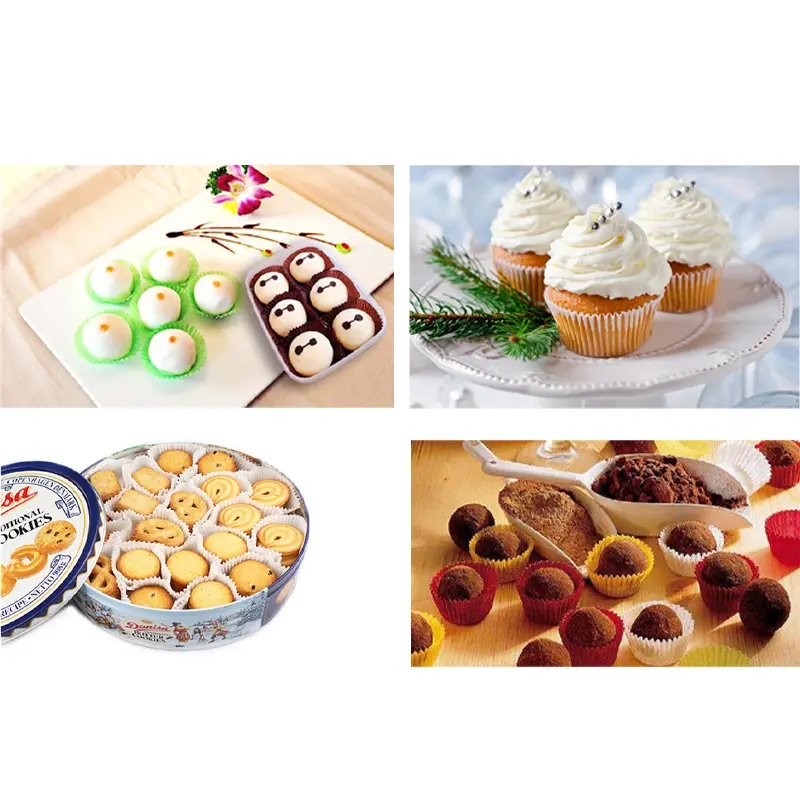 UUU-Tấm Lót Bánh Cupcake, 1000 Miếng, 25X20Mm, Khay Nướng Bánh Muffin, Khuôn Bánh, Dụng Cụ Trang Trí 1