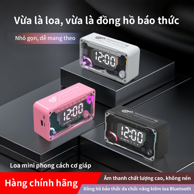 VOKUSS Loa V3 kết nối với điện thoại máy tính bảng,tiện lợi nhanh chóng qua Bluetooth Kết hợp với đồng hồ. âm thanh bass tốt hỗ trợ thẻ nhớ TF kết hợp bảo thức chất âm tốt đèn led nhiều màu sắc tạo nên không khí sôi động khi nghe nhạc