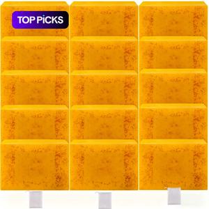 慰めレモンウコン及びKojicの酸のSkincareの石鹸棒のギフト、15 pcs/set夏の明るくなる表面及びボディ洗浄、保湿のボディケアの石鹸棒
