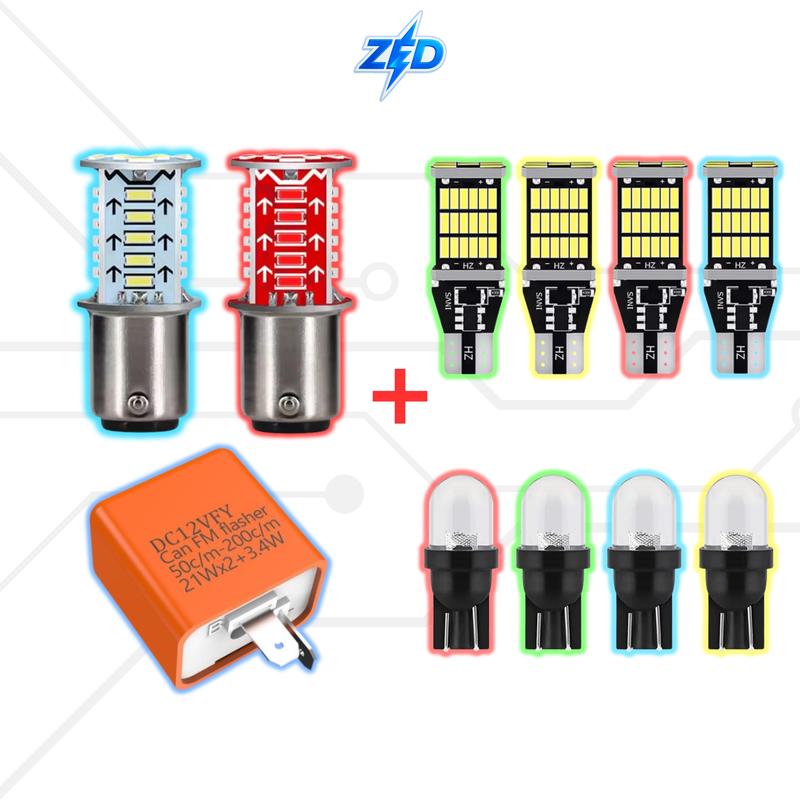 Combo Hậu Audi F1 Và Xi Nhan LED Kèm Rơ Le Nháy Điện Tử - Hiệu Ứng Đẹp Mắt - Lắp Đèn Xi Nhan Hậu Demi Báo Số Cho Xe Máy Oto - Phụ Kiện Đèn LED