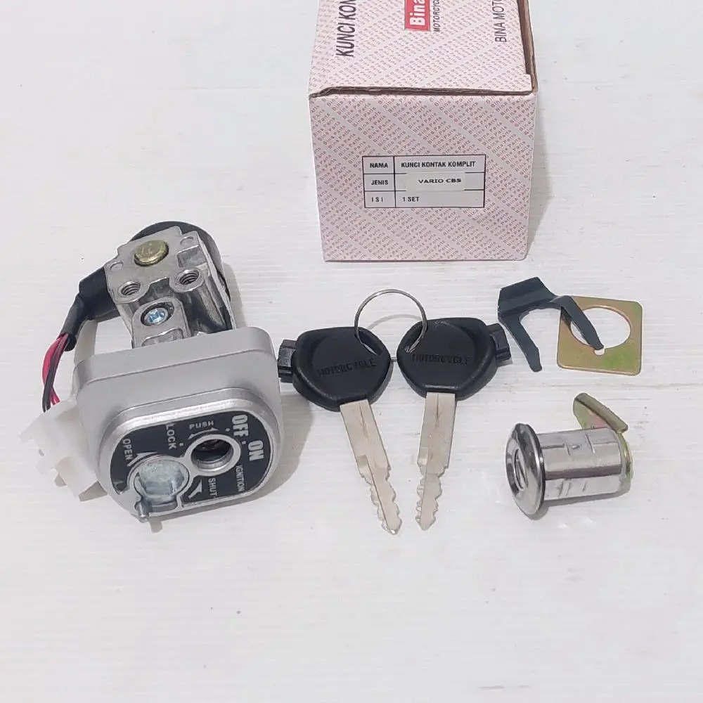 KUNCI KONTAK SET PLUS JOK VARIO 110 CBS TECHNO SCOOPY SPACY KARBU
