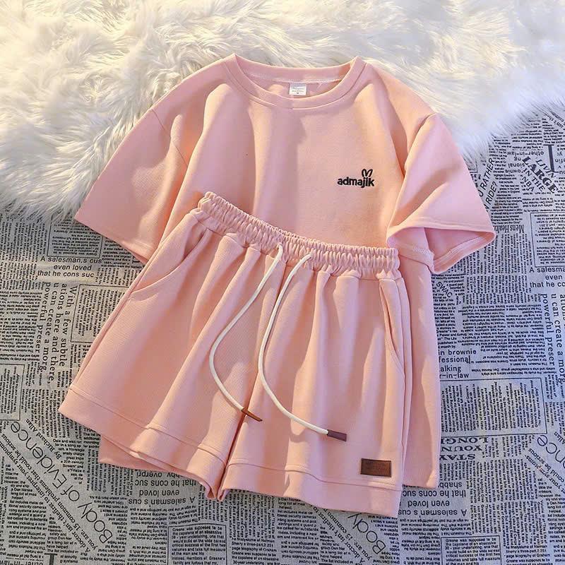 SET Bộ Quần Áo Nam Nữ ADMAIJK - Đồ Bộ Thể Thao Nữ Chất Cotton Mặc Đi Chơi Du Lịch Ullzang 2
