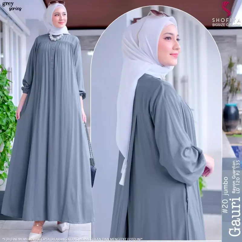 GAMIS GAURY GAMIS CRINKLE AIRFLOW TERBARU / GAMIS CRINKLE LD 110 gamis  maxmara 2