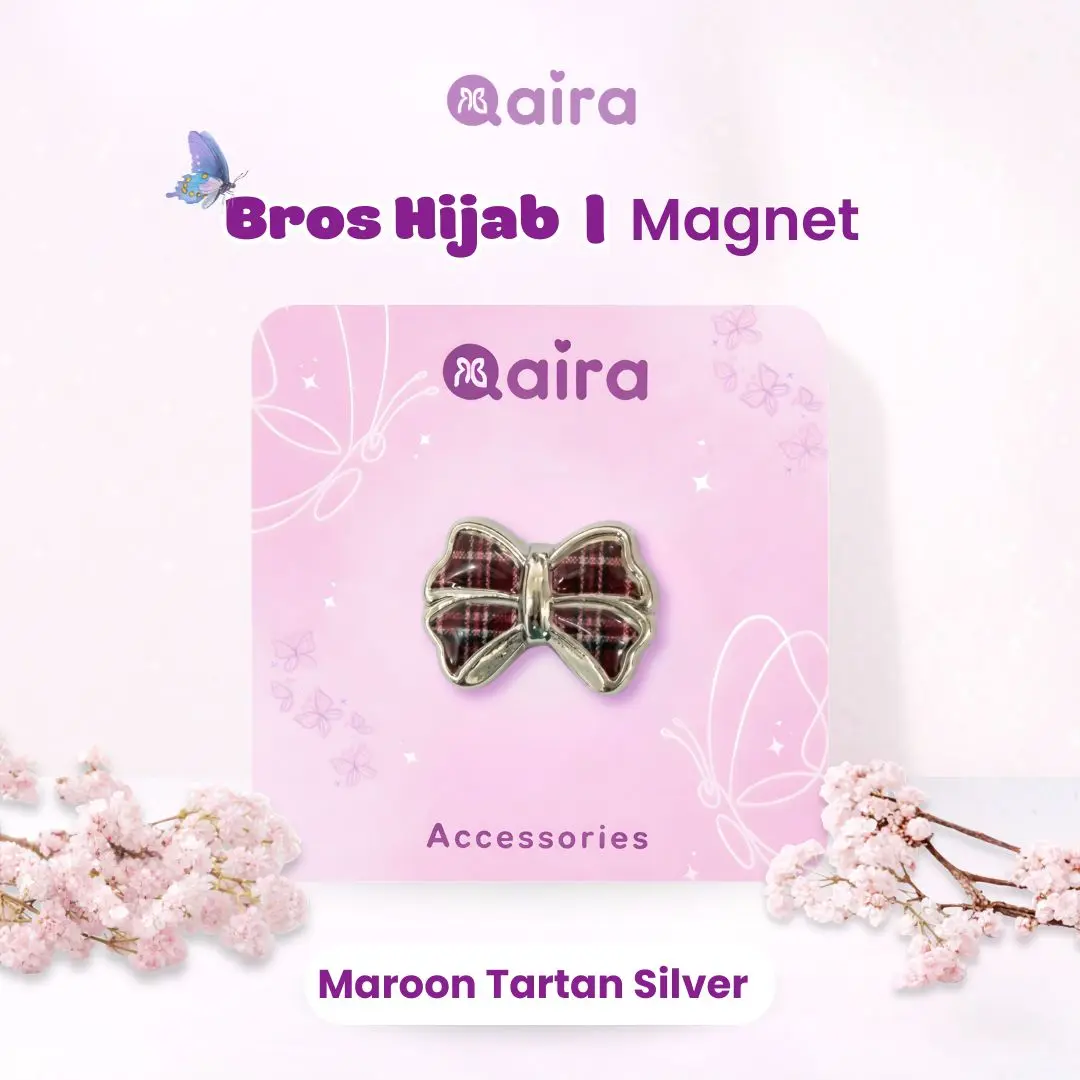 Maroon Tartan Silver