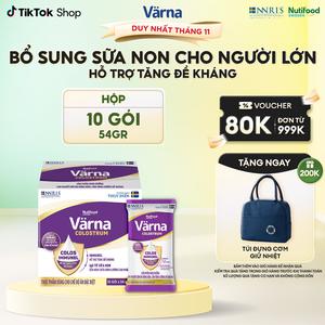 Sữa Bột Varna Colostrum Hộp 540 G (10 Gói X 54 G) - Bổ Sung Sữa Non Tăng Đề Kháng Cho Người Lớn