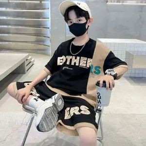 Setelan Anak Laki - Laki Kids Brother Lengan Pendek Fashion Anak Terbaru Celana Pendek Baju Anak Laki Laki Usia 10 th Baju Anak Anak Laki