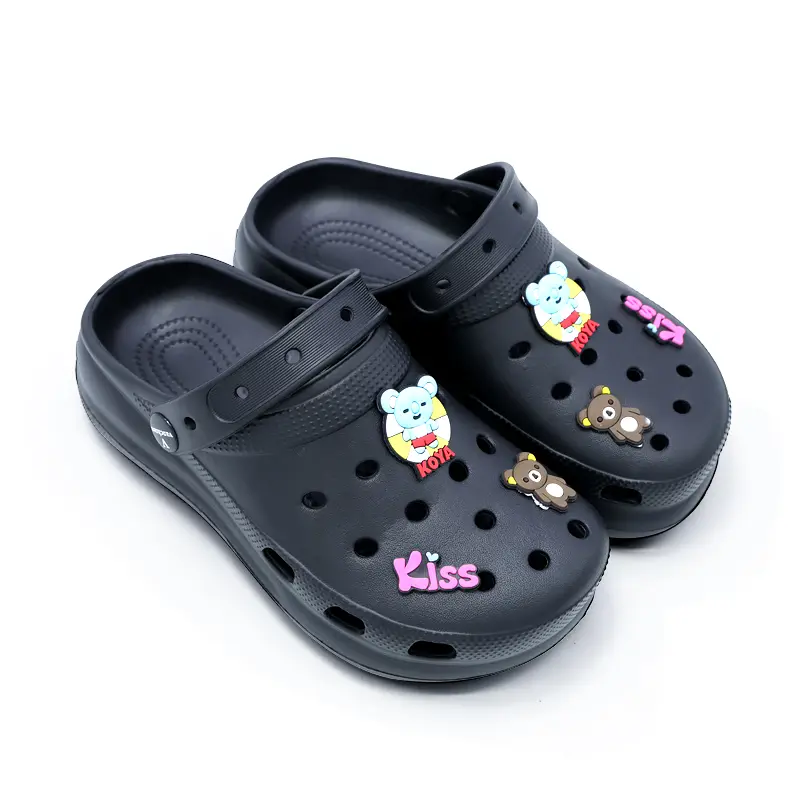 TEFANSY Kodok Sandal Wanita Lentur Wedges Baim Import Anti Slip Bahan Sepatu Sol Tebal Platform Sandal Baim 8