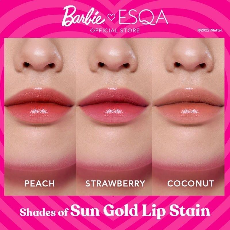 Barbie X ESQA Sun Gold Lip Stain / ESQA Lip Stain 4