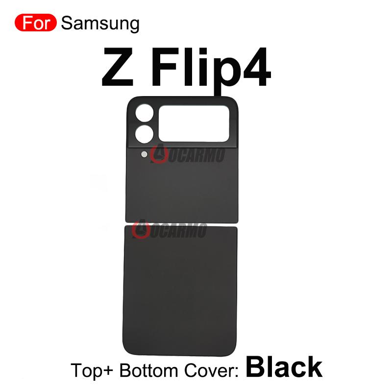 Product Introduction of Top And Bottom Back Battery Cover Housing Bezel Replacement Repair Parts For Samsung Galaxy Z Flip4 SM-F721 7