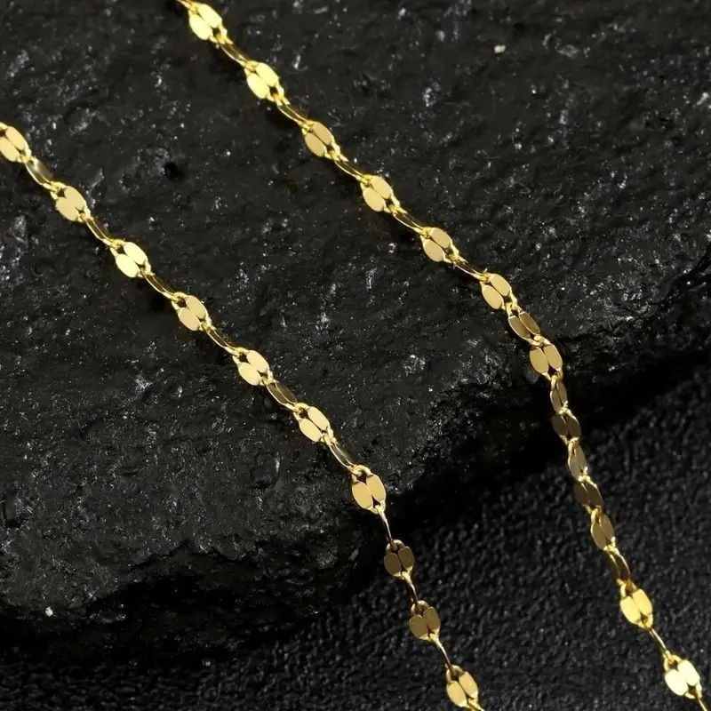 rantai pecah kopi  emas