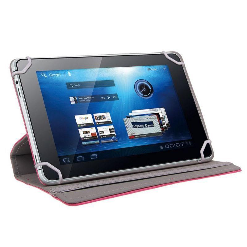 Tablet PC P20 8 10.1 10 inci Inch Android Tab Rotary Case Leather Flip Casing Book Cover Kesing Biru Hitam 5
