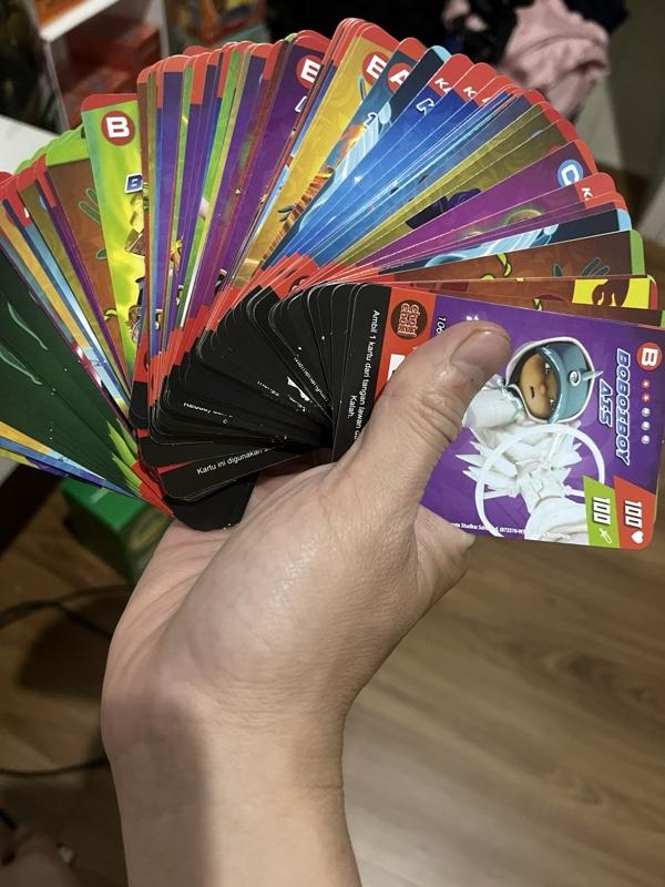 Kartu Boboiboy Choki-Choki Monsta Galaxy Card Hologram AR SATUAN Baru dan Aman untuk Koleksi