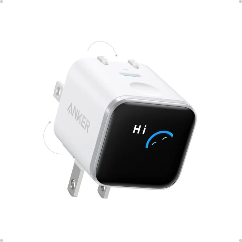Củ Sạc Nhanh Anker 45W USB-C | Màn Hình LED Hiển Thị Công Suất | Chân gập 180°…