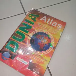 Buku Atlas Dunia Edisi Terbaru 38 Provinsi Terlengkap Ukuran A5 Kertas