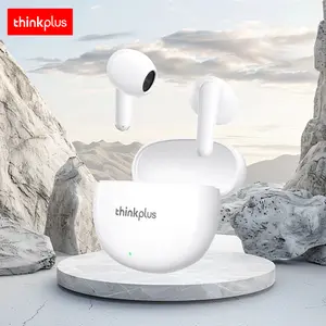 Lenovo thinkplus Bluetooth 5.4 Earphone Nirkabel Sejati In-Ear Headphone Olahraga Kontrol Sentuh Headset Gaming Tahan Air dengan Mikrofon