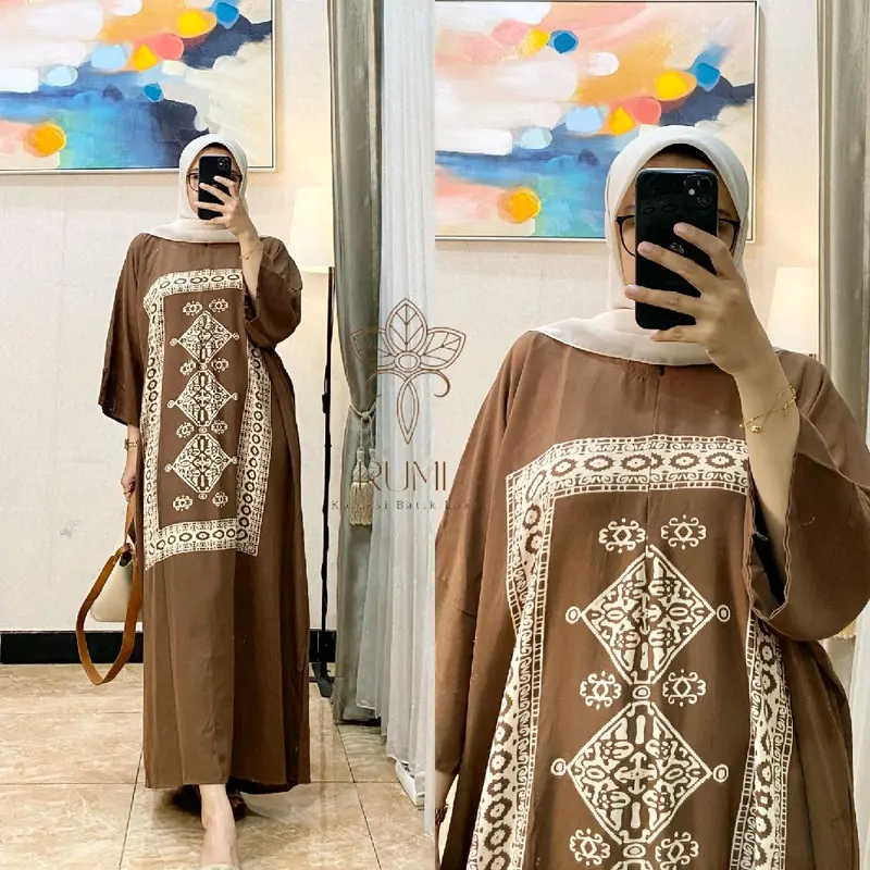Kaftan SEYA  Abaya Premium Elegan Mewah Simple Daily daster kaftan LD 170 Jumbo Rayon 0