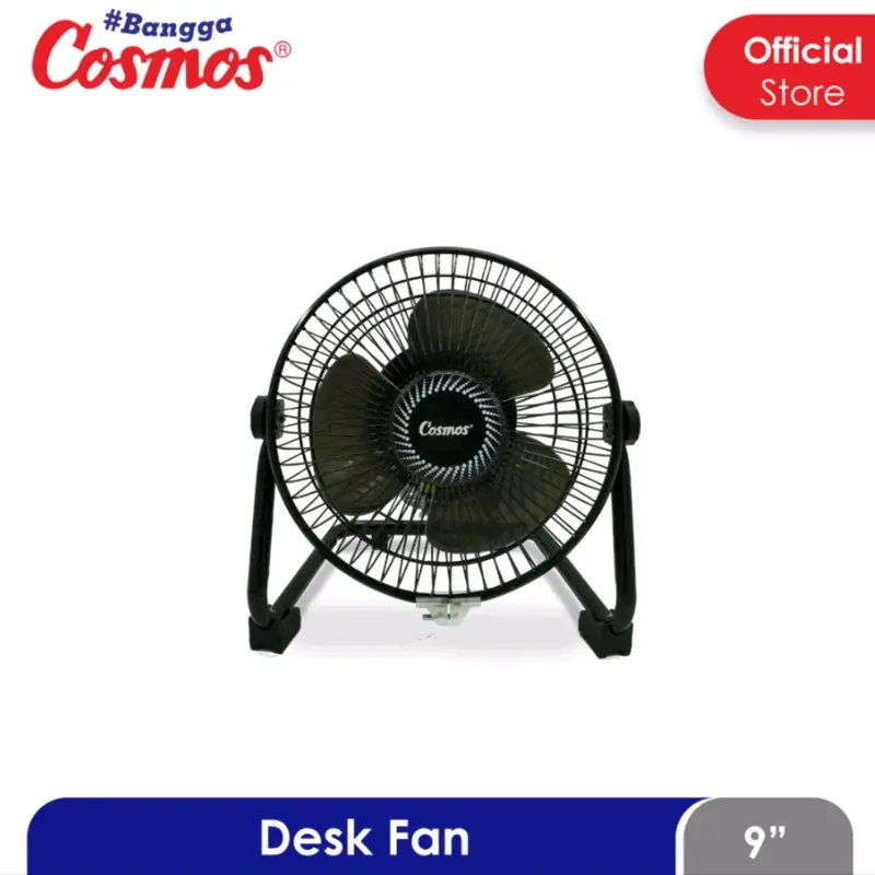 Kipas angin cosmos 9pda industrial deks fan  besi 9in 35w baling plastik 0