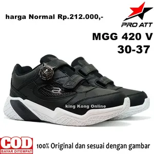 Sepatu Sekolah Anak Laki Laki Perempuan PAUD TK SD SMP PRO ATT MGG hitam Boots Cowok Cewek Sneakers