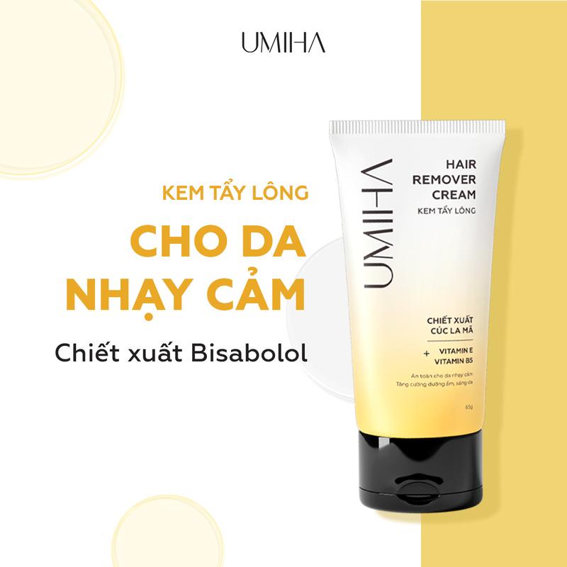 Product Introduction of Kem tẩy lông Cúc La Mã UMIHA (65g) | Body & Bikini, an toàn da nhạy cảm | Tặng que Gỗ 2