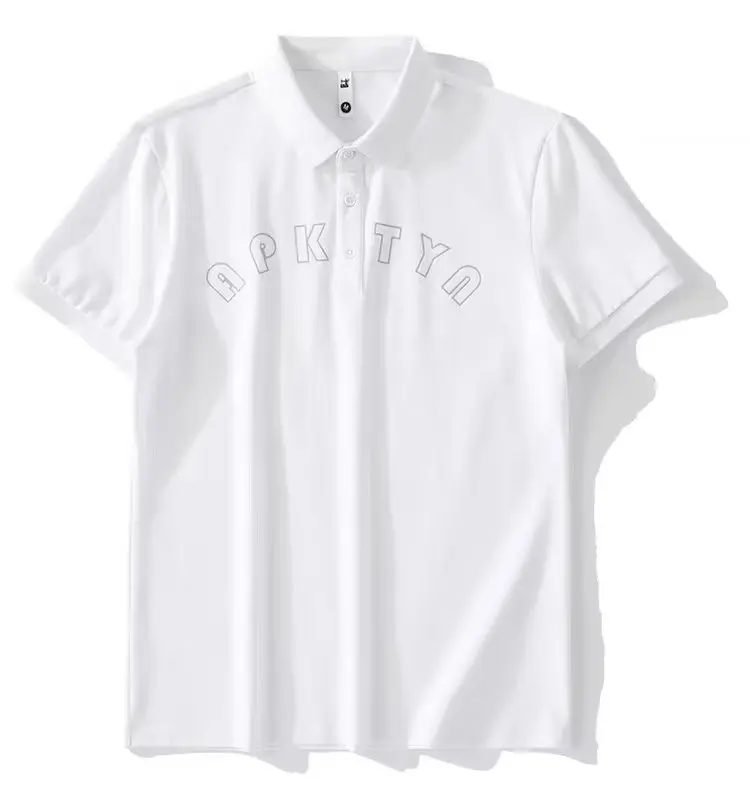 Summer New Polo Shirt Lapel Short Sleeve Letter Print Cartoon Embroidery Loose Casual Top Fashion