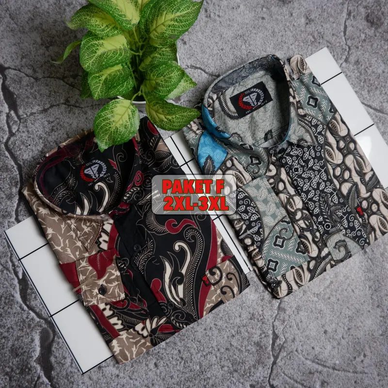 paket hemat (80ribuan) batik packing lengan panjang 6