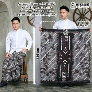 Sarung Goyor Pria Dewasa Gus Iqdam Motif Terbaru Sarung Kang Santri Sarung Batik Laseman Rayon Premium Original Batik Agung Ifmajaya