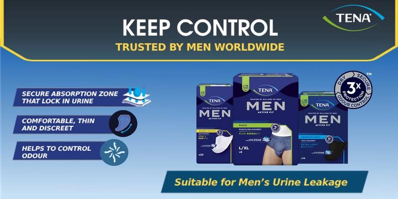 Product Introduction of TENA Men Active Fit Absorbent Protector Level 2 20s Comfort 7
