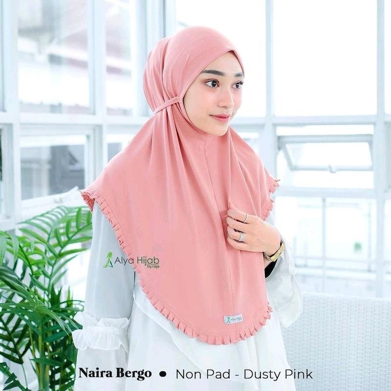 Jilbab Instan Bergo Naira Rempel Jersey Premium Good Jersey Terbaru 4