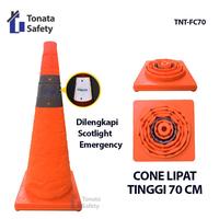 Gambar Foldable Traffic Cone Emergency Tonata 70 cm / Kerucut Lalu Lintas Lipat dari Tonata Indonesia Kab. Tangerang 1 Tokopedia