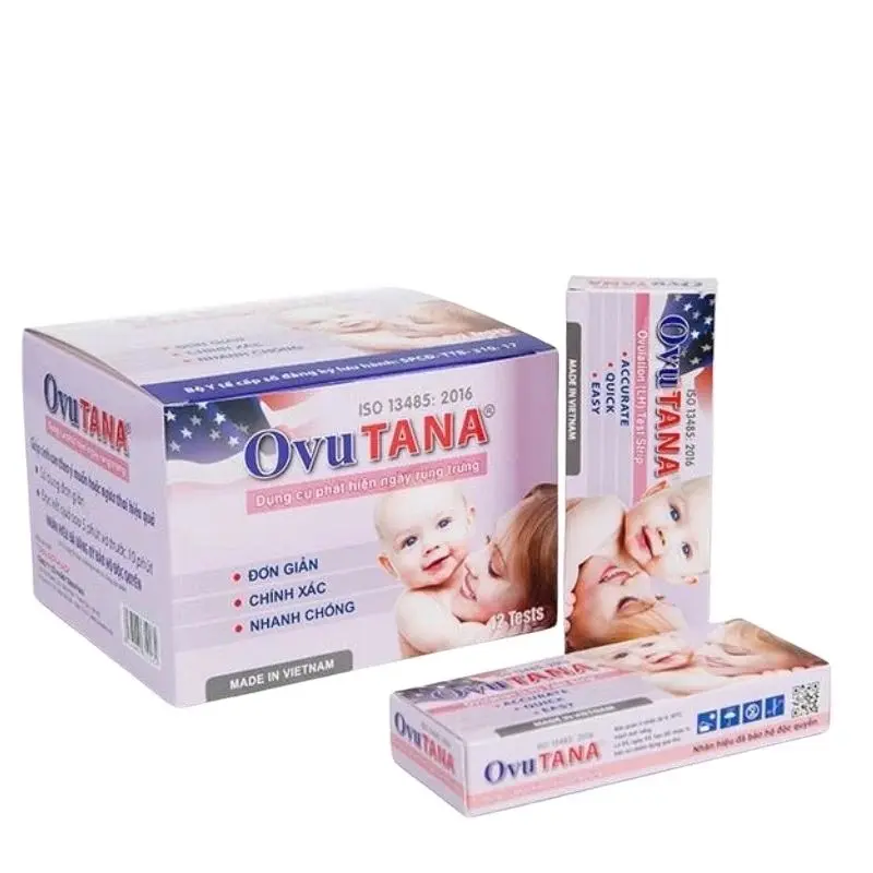 Combo 10 Que thử rụng trứng OvuTaNa tặng bảng canh trứng. Các mom nên mua từ 2 combo để đủ canh thả cho 1 chu kỳ .